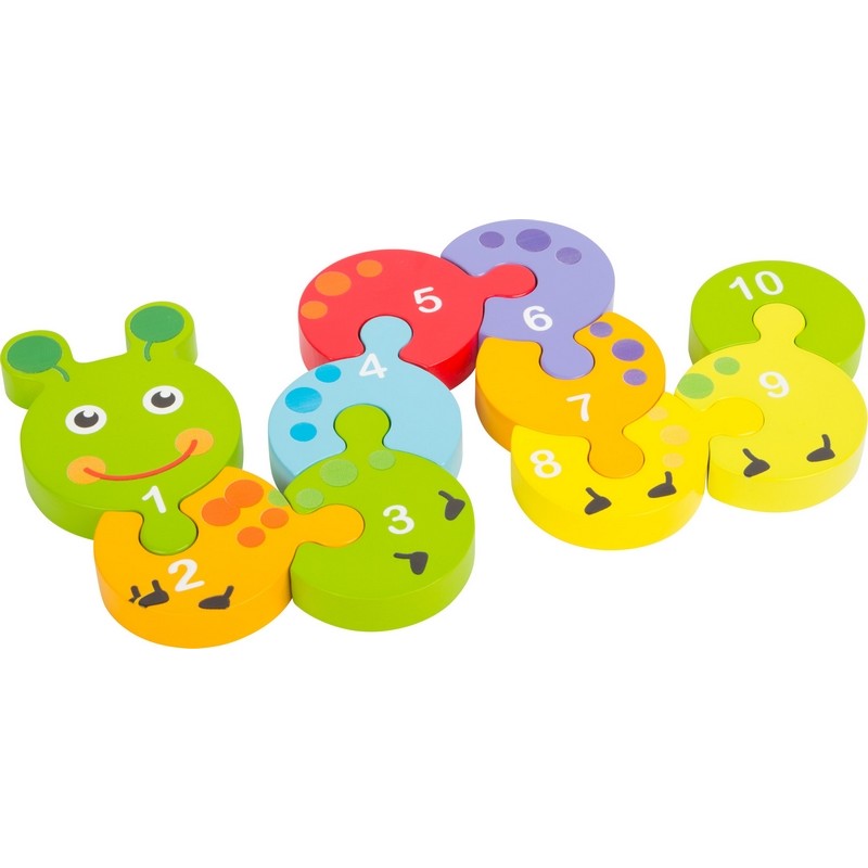 Puzzle de nombres – Chenille
