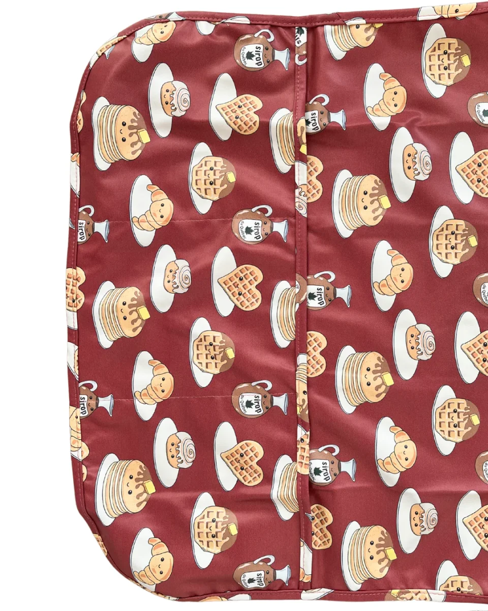 TABLIER d’art et de cuisine imperméable pour enfant (4 à 7 ans) : Sirop d’érable exquis et crêpes savoureuses – Image 3