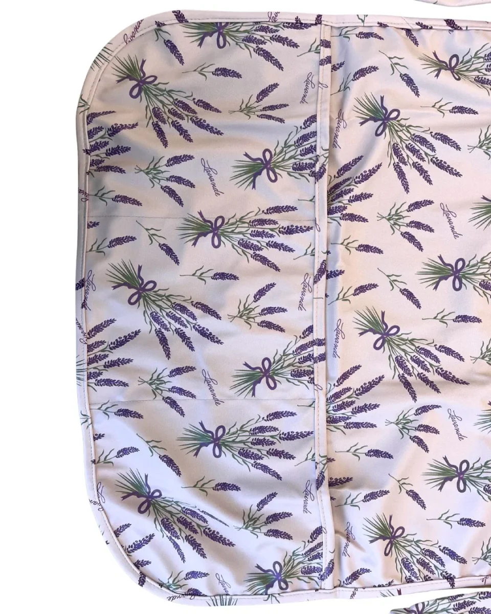 TABLIER d’art et de cuisine imperméable pour enfant (4 à 7 ans) : Fleurs de lavande lilas – Image 3