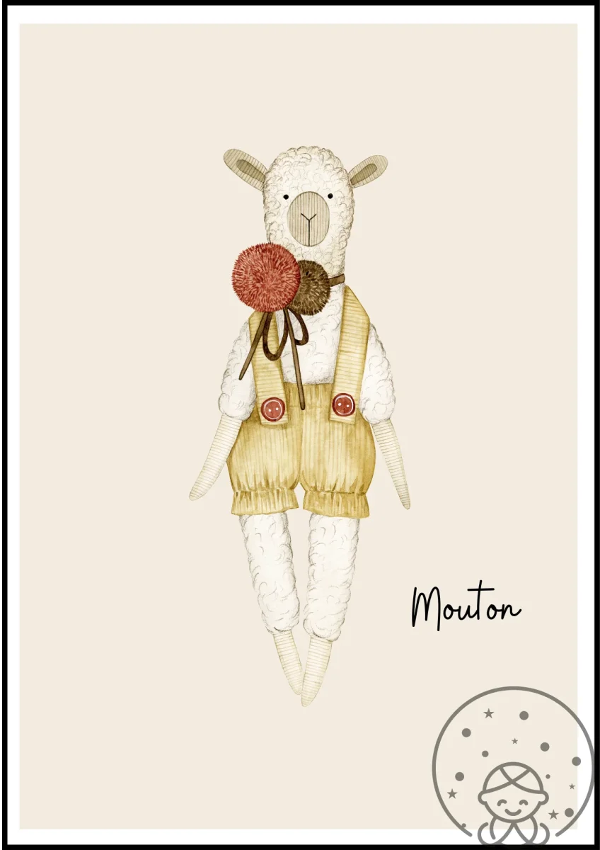 Affiche Baby Love Mouton