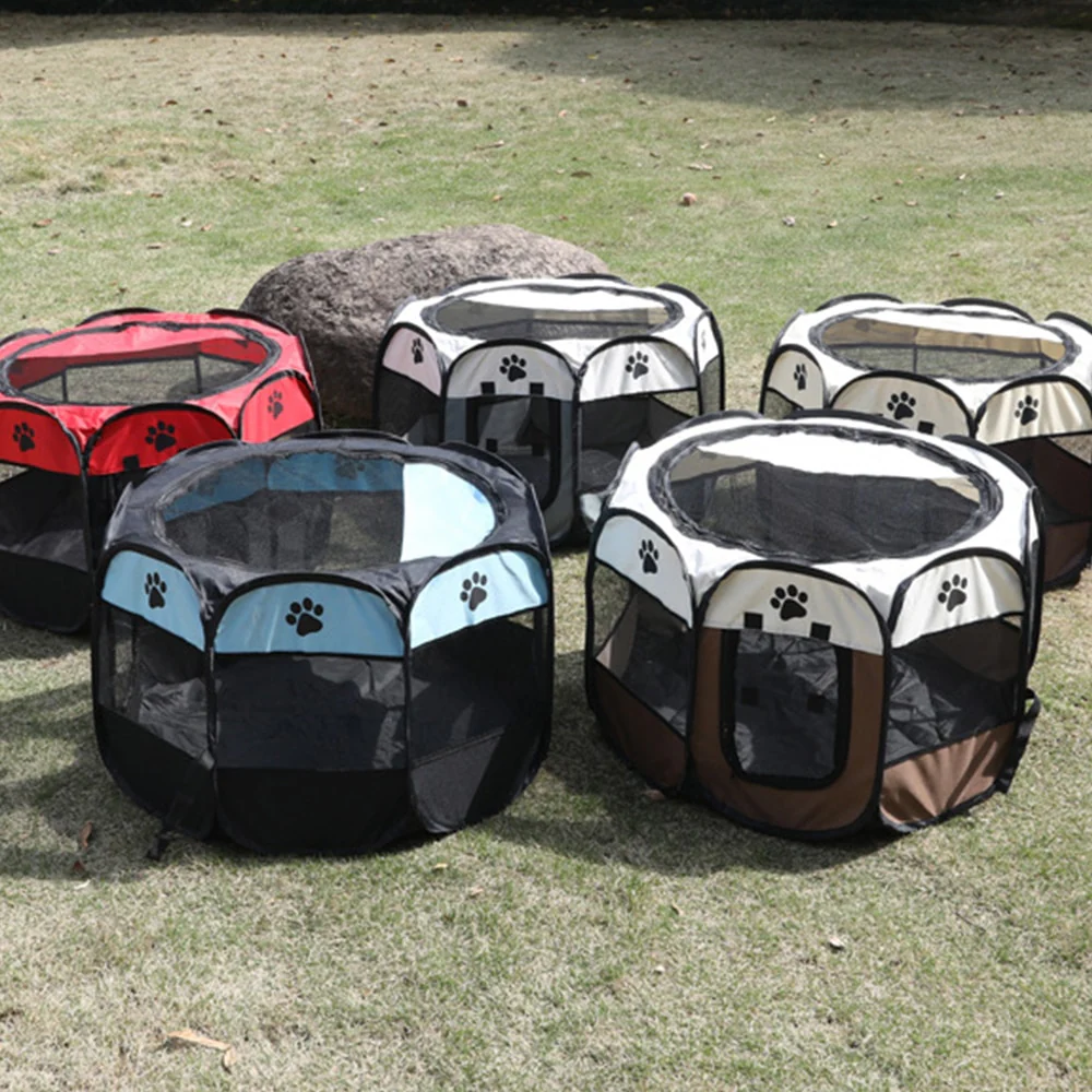 Parc enclos pliable en tissu pour chien – Image 8