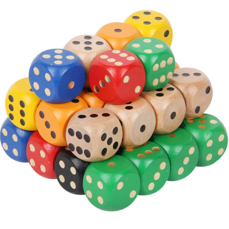 Gros Dés en Bois x5 – Image 6