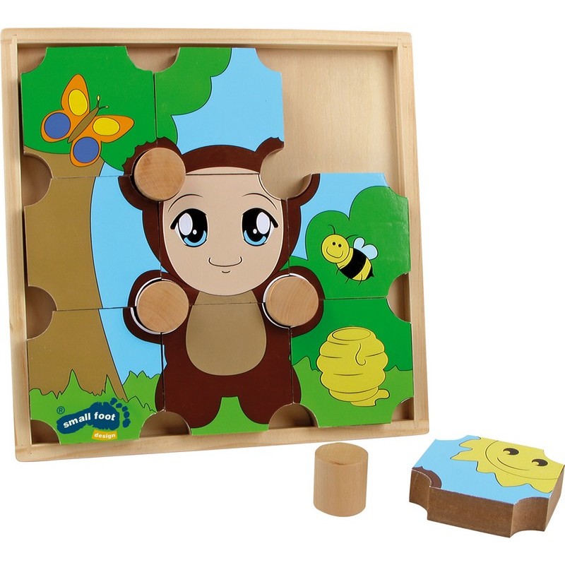 Puzzle à assembler – Ours et Papillon