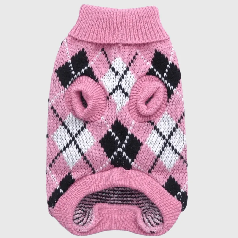 Pull pour chien à Carreaux – Image 2