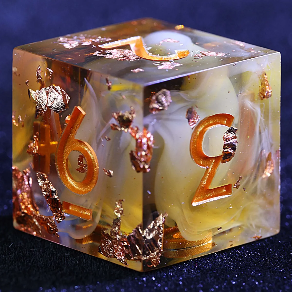 Lot de D6 Nuage de Caramel