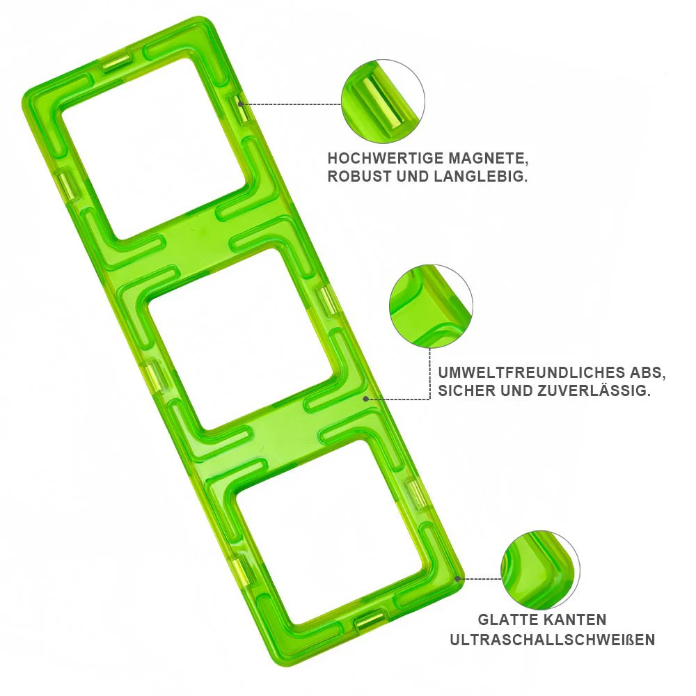Condis Magnetische Bausteine Erweiterungsset Super Rechteck 6 Stück – Image 5