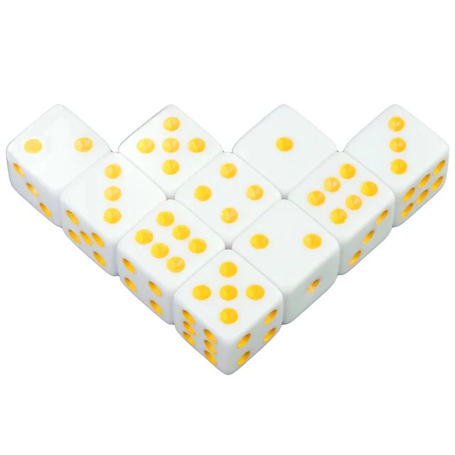 Dés de Jeux Blancs – Image 8