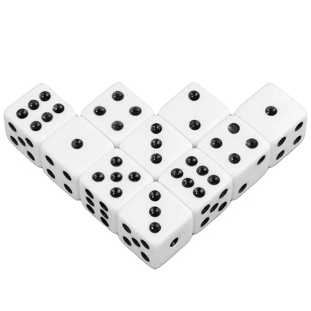 Dés de Jeux Blancs – Image 7