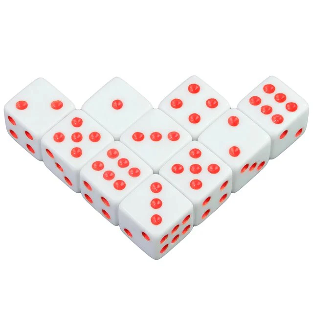 Dés de Jeux Blancs – Image 6