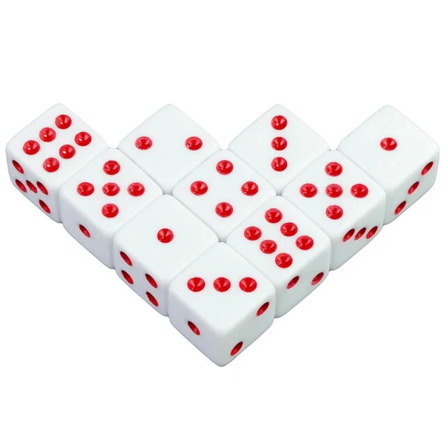 Dés de Jeux Blancs – Image 5
