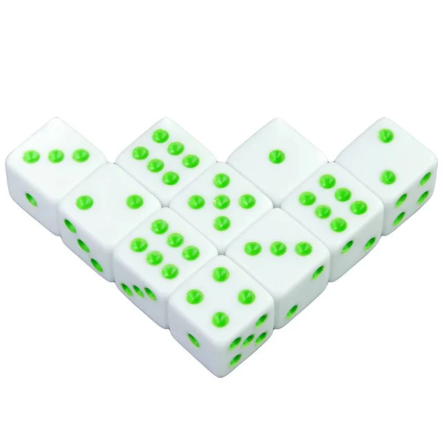 Dés de Jeux Blancs – Image 3