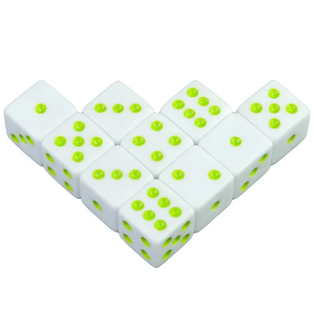 Dés de Jeux Blancs – Image 2