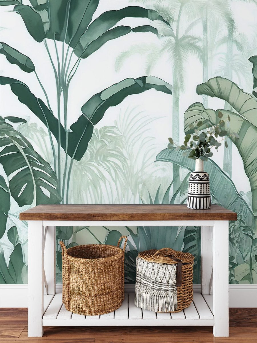 Papier peint panoramique Feuilles jungle – Image 2