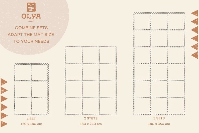 Tapis de jeu puzzle en mousse – Boho Sand – Image 9