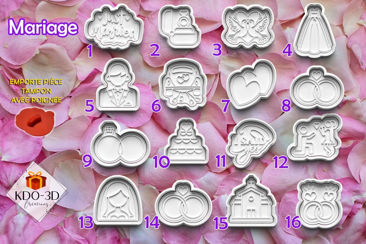 Emporte-pièces spécial Mariage – Image 4